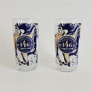 Kentucky Derby 146 2020 Mint Julep Glasses Set of 2 12oz Churchill Downs